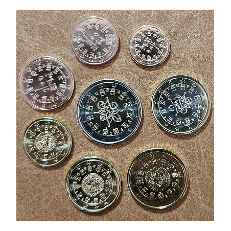 Portugalsko 2024 sada 8 mincí (UNC)