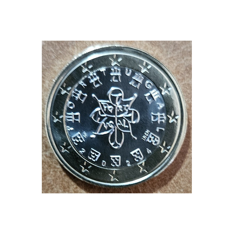 Euromince mince 1 Euro Portugalsko 2024 (UNC)