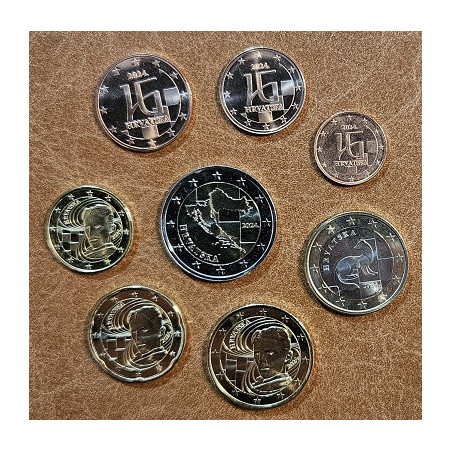 Croatia 2024 set of 8 coins (UNC)