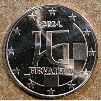 Euromince mince 1 cent Chorvátsko 2024 (UNC)
