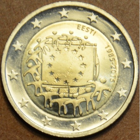 euroerme érme 2 Euro Észtország 2015 - Az európai lobogó 30 éve (UNC)