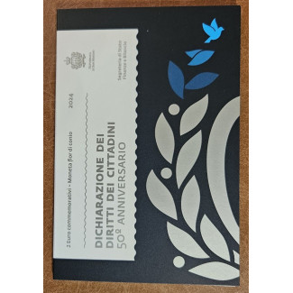 2 Euro San Marino 2024 - Občianske práva (BU)