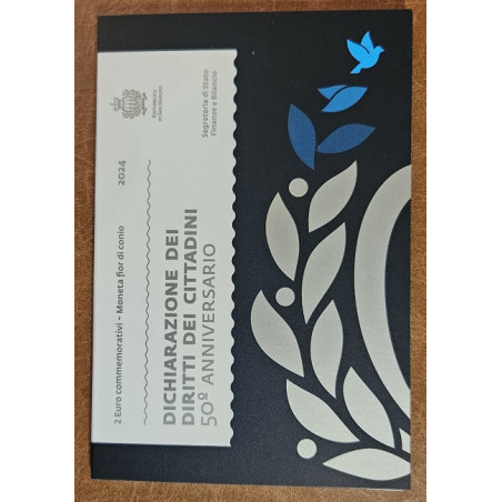 2 Euro San Marino 2024 - Polgári jogok (BU)