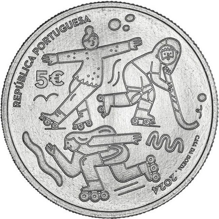 5 Euro Portugália 2024 - A korcsolya szövetség (UNC)