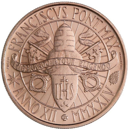 20 Euro Vatikán 2024 - Művészet és hit: Szent Péter és a kakas (UNC)