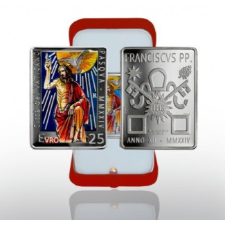 25 Euro Vatikán 2024 - Veľká noc - vzkriesenie (Proof)