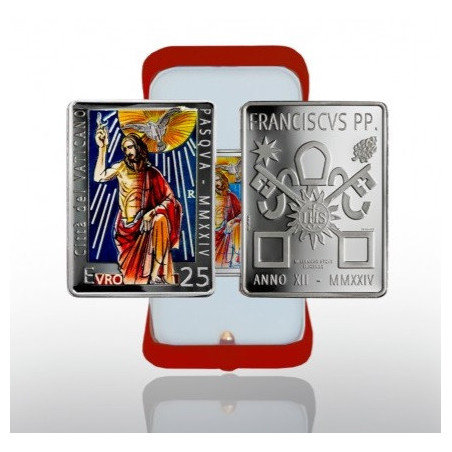 25 Euro Vatican 2024 - Easter of Resurrection (Proof)