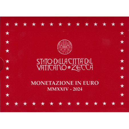 Vatikán 2024 sada s 20 Euro Ag mincou (Proof)