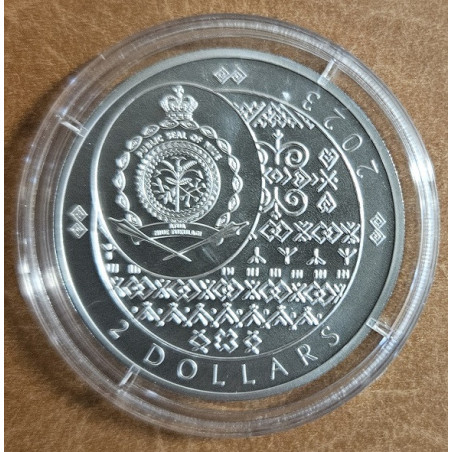 2 doláre Niue 2023 - Slovenský orol (Ag 999 1 oz UNC)
