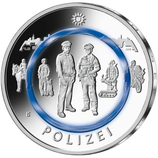 10 Euro Németország 2024 "D" - Rendőrség (UNC)