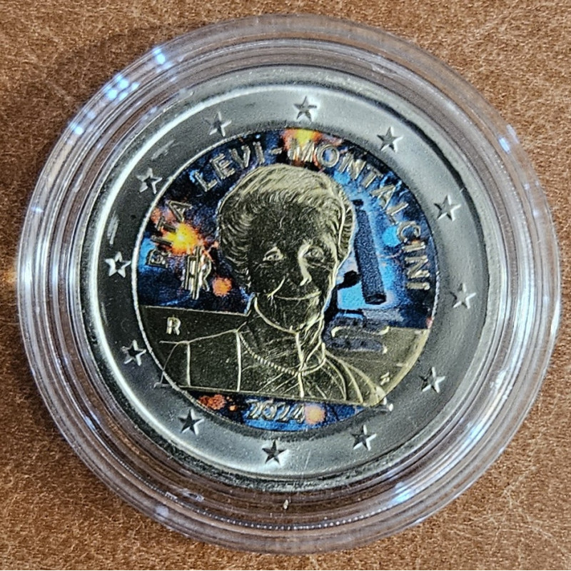 2 Euro Olaszország 2024 - Rita Levi-Montalcini IV. (színezett UNC)