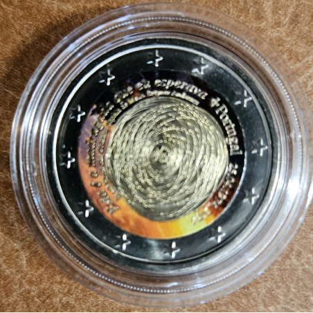 2 Euro Portugalsko 2024 - 50. výročie karafiátovej revolúcie III. (farebná UNC)
