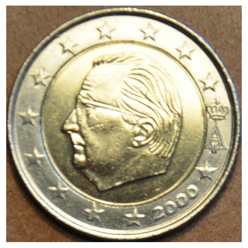 Euromince mince 2 Euro Belgicko 2000 - Albert II. (UNC)