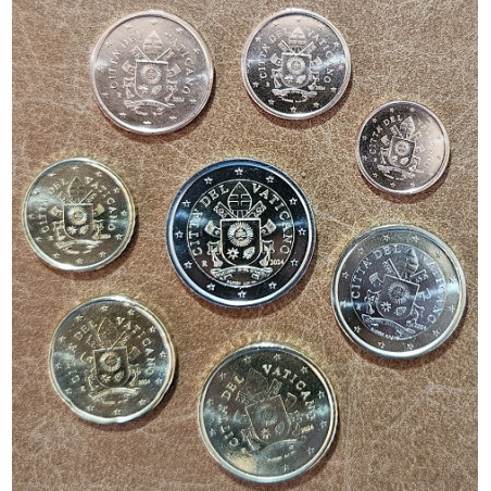 Vatikán 2024 sada 8 euromincí (UNC)