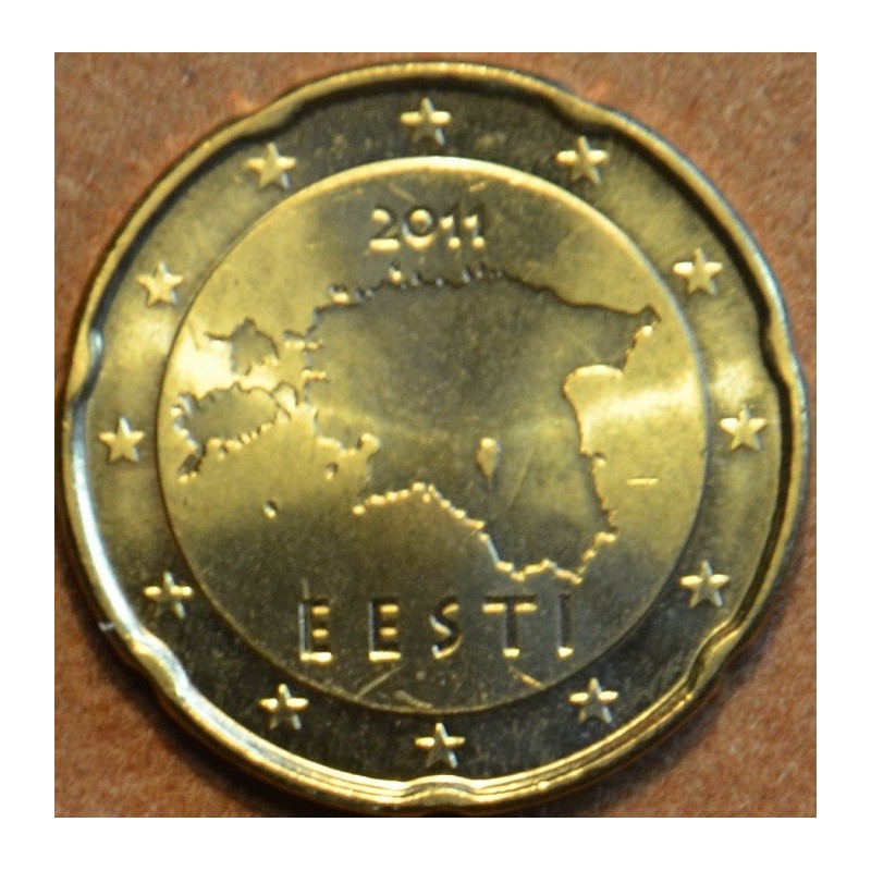 eurocoin eurocoins 20 cent Estonia 2011 (UNC)