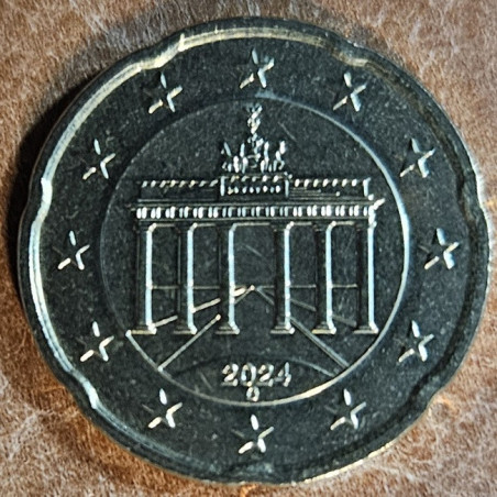 eurocoin eurocoins 20 cent Germany 2024 \\"F\\" (UNC)