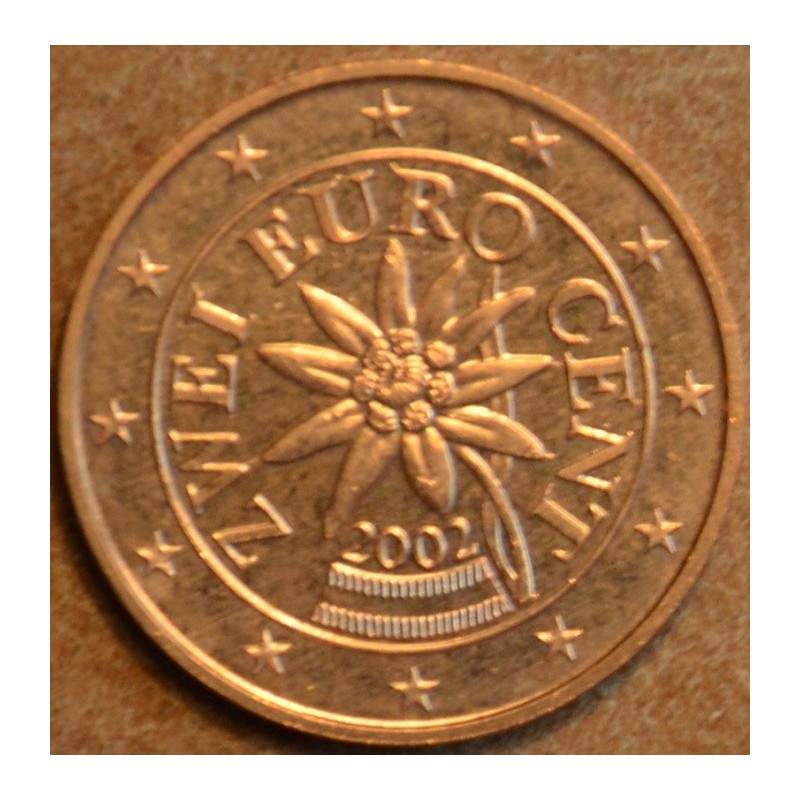 Euromince mince 2 cent Rakúsko 2002 (UNC)