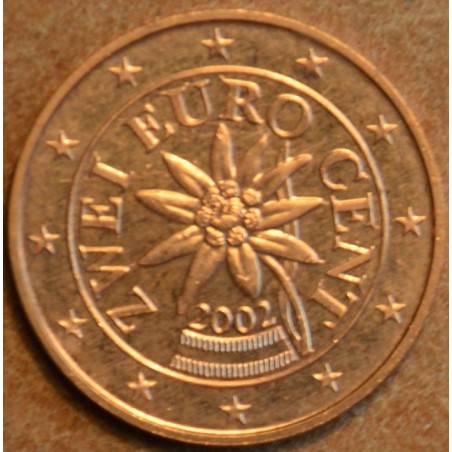 euroerme érme 2 cent Ausztria 2002 (UNC)