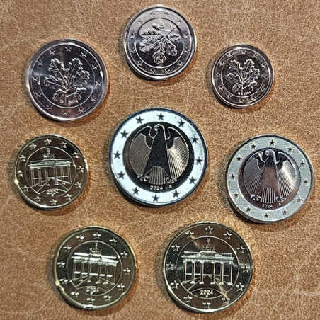 Germany 2024 "G" set of 8 coins (UNC)