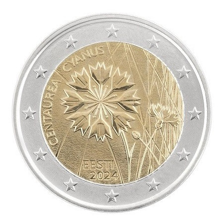 2 Euro Estónsko 2024 - Nevädza poľná (BU)