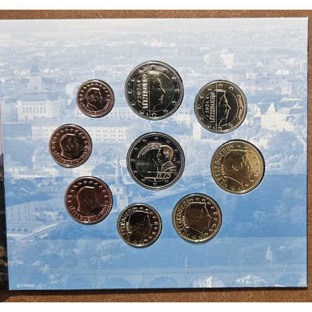 Luxembourg 2024 set with commemorative 2 Euro coin Guillaume II. (BU)