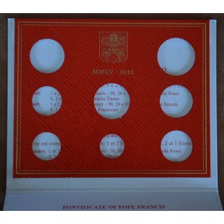 eurocoin eurocoins Cover box from Vatican 2015 BU set