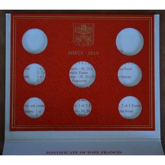Euromince mince Krabica od oficiálnej BU sady Vatikán 2015