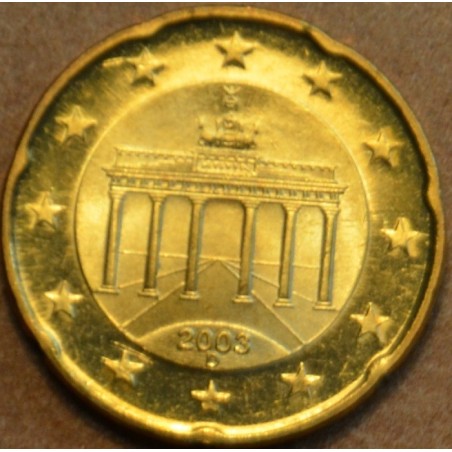 Euromince mince 20 cent Nemecko \\"D\\" 2003 (UNC)
