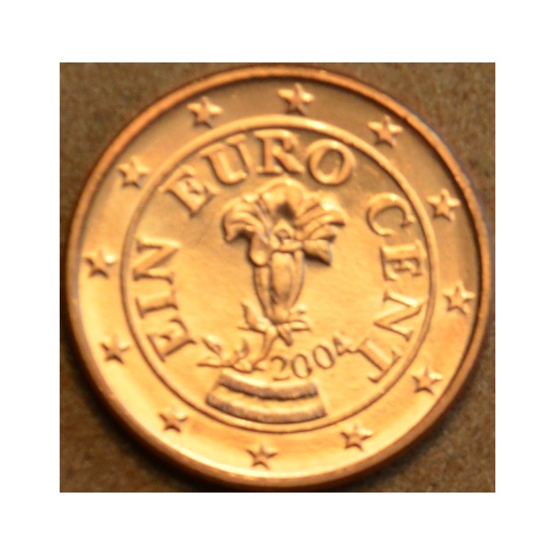 eurocoin eurocoins 1 cent Austria 2004 (UNC)