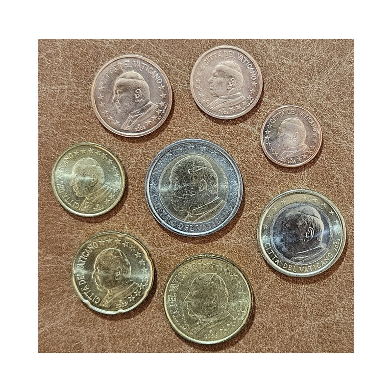 Euromince mince Sada 8 euromincí Vatikan 2003 (BU)