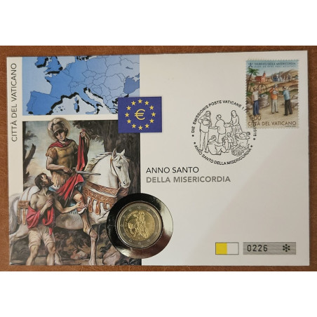 2 Euro Vatikán 2016 - Svätý rok milosrdenstva v2 (UNC)