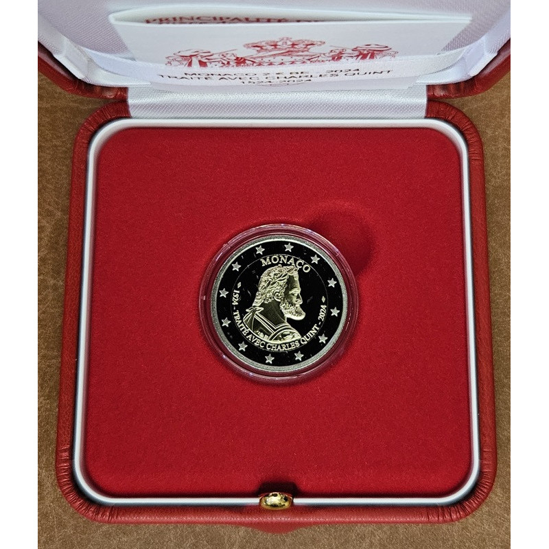 2 Euro Monaco 2024 - 500th anniversary of the treaty of Burgos with Charles Quint (Proof)