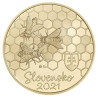 Euromince mince 5 Euro Slovensko 2021 - Včela medonosná (UNC)