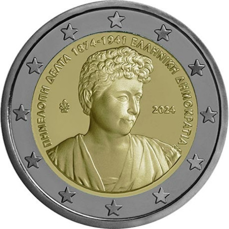 2 Euro Greece 2024 - Penelope Delta (UNC)