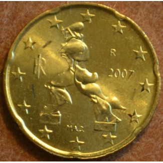 eurocoin eurocoins 20 cent Italy 2007 (UNC)