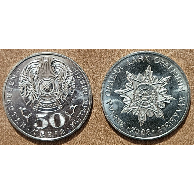 Kazachstan 50 Tenge 2008 Dank hviezda (UNC)