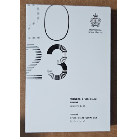 euroerme érme San Marino 2023 - 10 részes forgalmi sor (Proof)