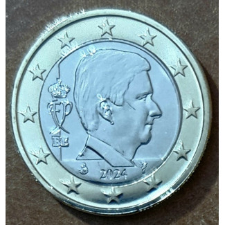 Euromince mince 1 Euro Belgicko 2024 - Kráľ Filip (UNC)