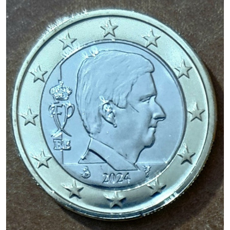Euromince mince 1 Euro Belgicko 2024 - Kráľ Filip (UNC)