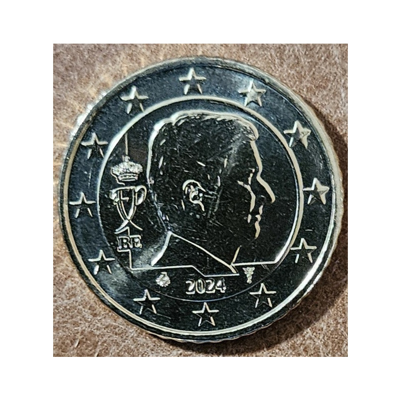 Euromince mince 10 cent Belgicko 2024 - Kráľ Filip (UNC)