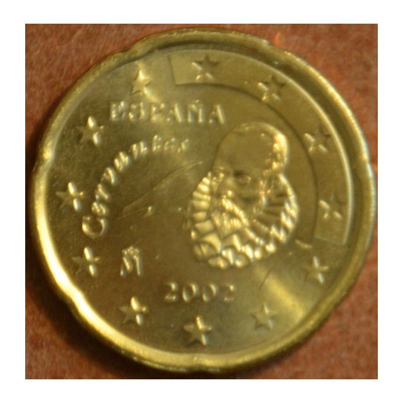 euroerme érme 20 cent Spanyolország 2002 (UNC)