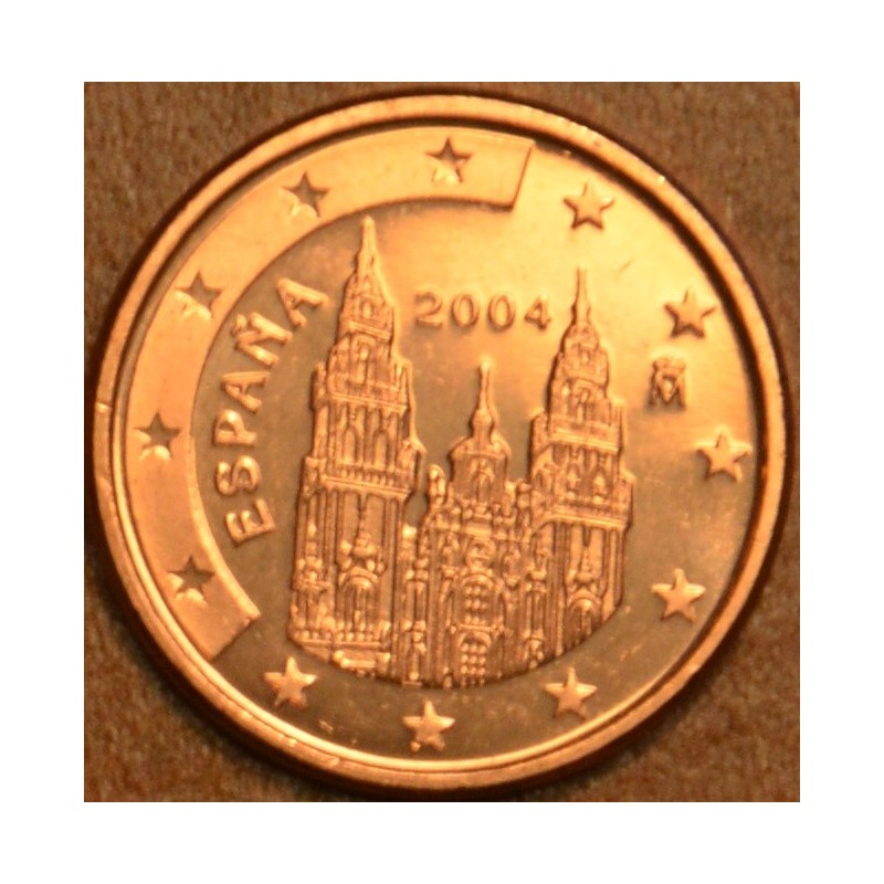 euroerme érme 1 cent Spanyolország 2004 (UNC)