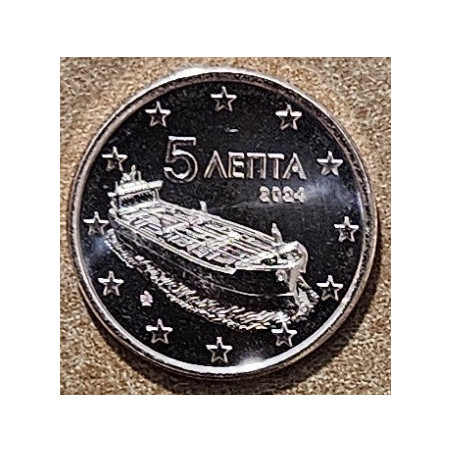 Euromince mince 5 cent Grécko 2024 (UNC)