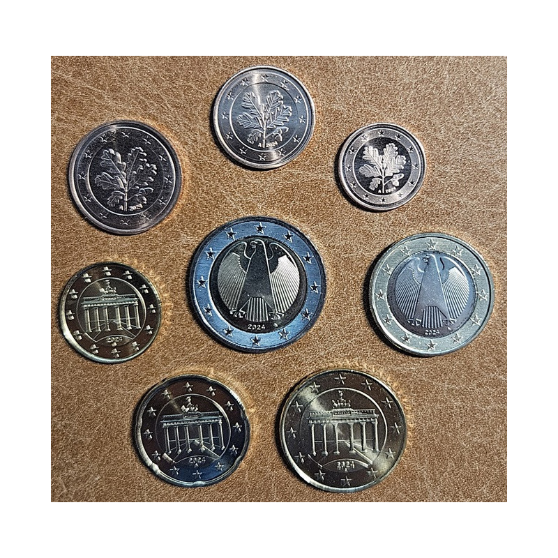 Nemecko 2024 "A" sada 8 mincí (UNC)
