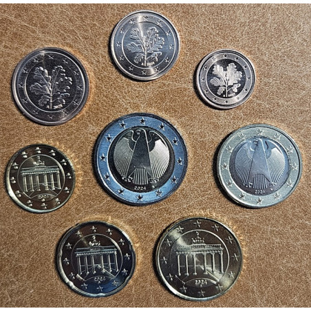Germany 2024 "A" set of 8 coins (UNC)