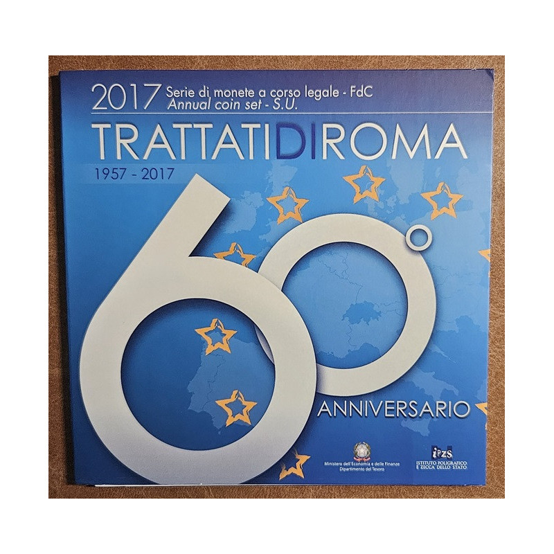 Euromince mince Taliansko 2017 oficiálna sada s pamätnou 2 Euro min...