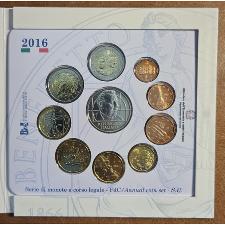 eurocoin eurocoins Italy 2017 official set with commemorative 2 Eur...