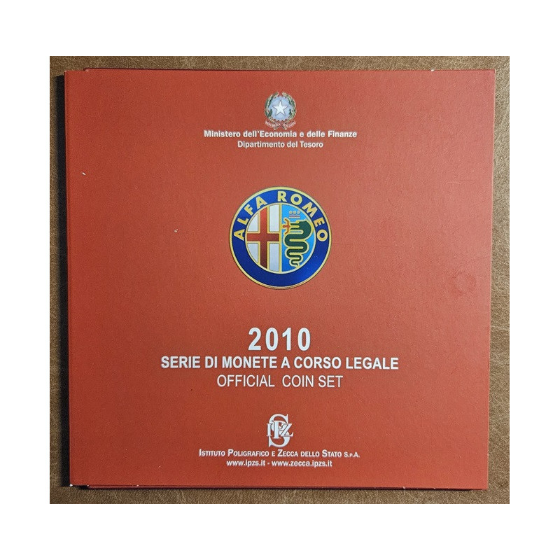 Italy 2010 - 10 coin official set Alfa Romeo (BU)