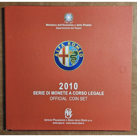 Italy 2010 - 10 coin official set Alfa Romeo (BU)