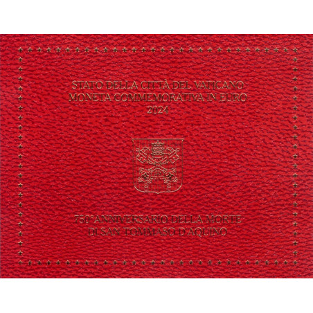 2 Euro Vatikán 2024 - Tomáš Akvinský (BU)